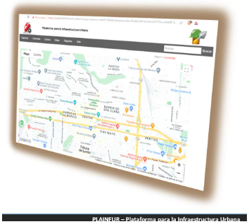 Mapa interactivo para localizar obras de infraestructura